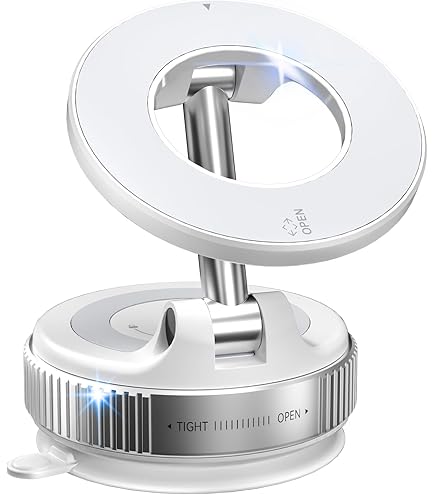 Support téléphone ventouse + aimant – 360° rotatif